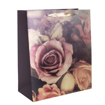 PAPIEROVÉ TAŠKY MATNÉ, PASTELOVÉ RUŽE