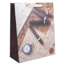 PAPIEROVÉ VRECKO MATNÉ, CIGARA + VRECKOVÉ HODINKY