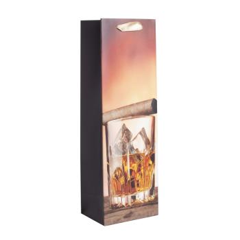 PAPIEROVÉ VRECKO NA VÍNO, ĽAD+WHISKEY