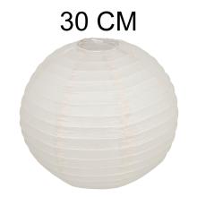 PAPIEROVÝ LAMPÁŠOVÝ GLÓBUS KRÉMOVÝ