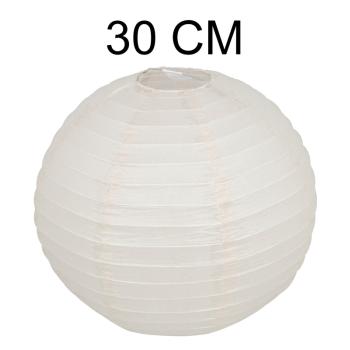 PAPIEROVÝ LAMPÁŠOVÝ GLÓBUS KRÉMOVÝ