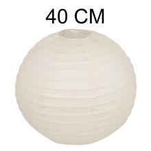 PAPIEROVÝ LAMPÁŠOVÝ GLÓBUS KRÉMOVÝ