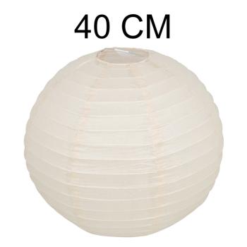 PAPIEROVÝ LAMPÁŠOVÝ GLÓBUS KRÉMOVÝ