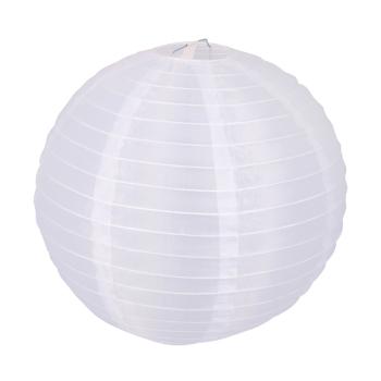 ORGANZOVÝ GLÓBUS NA VONKAJŠIU LAMPU, BIELY