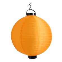 ORGANZOVÝ LAMPÁŠ GLOBE, LED, ORANŽOVÁ