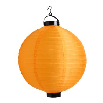 ORGANZOVÝ LAMPÁŠ GLOBE, LED, ORANŽOVÁ