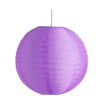 ORGANZOVÝ LAMPIÓN LOPTA LEVANDUĽA