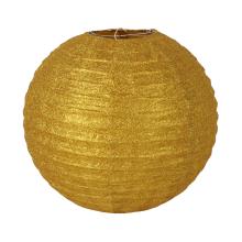 PAPIEROVÝ LAMPIÓN GLÓBUS ZLATÝ