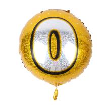 BALÓN S OKRÚHLYM ČÍSLOM "0"