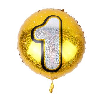 OKRÚHLE ČÍSLO BALÓNA "1"