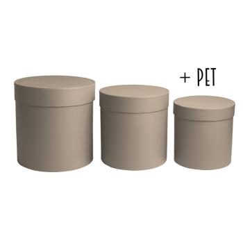 SADA PAPIEROVÝCH ŠKATULIEK, 3 KUSY, VINTAGE PEPPER