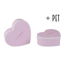 PAPIEROVÁ KRABICA 2 SRDCIA ORCHIDEA+BIELA