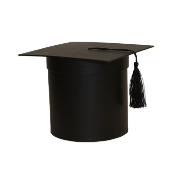 SADA PAPIEROVÝCH KRABÍC S PLASTOVOU VLOŽKOU, OKRÚHLY TVAR, BALÓNOVÉ VIEČKO, ČIERNA