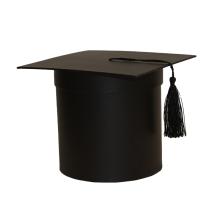 SADA PAPIEROVÝCH ŠKATÚĽ S PLASTOVOU VLOŽKOU, OKRÚHLY TVAR, BALÓNOVÉ VIEČKO, ČIERNA