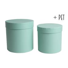 SADA PAPIEROVÝCH KRABÍC, 2 KUSY, OKRÚHLA, DOVOLENKA + DOMÁCE ZVIERATKO