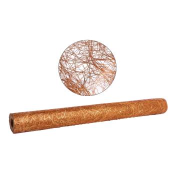 SISALOVÁ DEKORAČNÁ SIEŤ ORANŽOVÁ SO ZLATÝM LEMOVANÍM