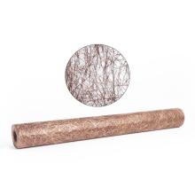 SISALOVÁ DEKORAČNÁ SIEŤKA HNEDÁ SO ZLATÝM LEMOVANÍM