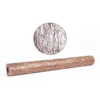 SISALOVÁ DEKORAČNÁ SIEŤKA HNEDÁ SO ZLATÝM LEMOVANÍM