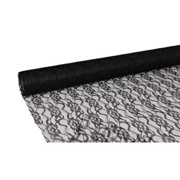 ČIPKOVÝ MATERIÁL, ČIPKA, ČIERNA