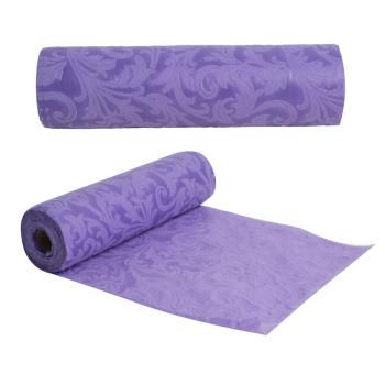 DEKORATÍVNE OBALY Z NETKANEJ TEXTÍLIE, LEVANDUĽOVÉ, SO VZOROM INDA