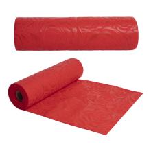 DEKORAČNÉ OBALY, "NON-WOVEN", VZOR RUŽÍ, ČERVENÉ