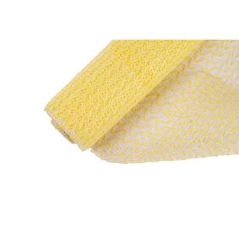 BALENIE DEKORAČNÁ SIEŤ "W" ŽLTÁ/BIELA