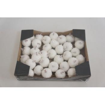 PENOVÉ JABLKO 36 KUSOV TRBLIETAVÉ ZASNEŽENÉ