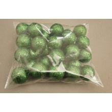 POLYSTYRÉNOVÉ GUĽÔČKY 30 KUSOV TRBLIETAVÁ ZELENÁ