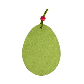 PLSTENÉ ZÁVESNÉ VAJÍČKO ZELENÉ