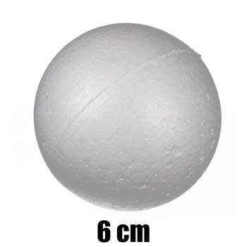 POLYSTYRÉNOVÁ GUĽA, 24 KUSOV, BIELA