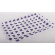 PLASTOVÝ ZÁSOBNÍK KOCKY FIALOVÁ/BIELA