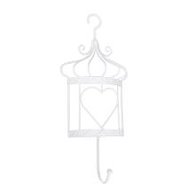 KOVOVÁ KLIETKA SO STOJANOM BIELA