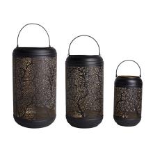 KOVOVÉ SVIETIDLO 3 KUSY ČIERNE/ZLATÉ