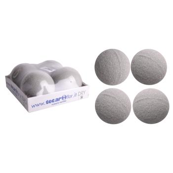 ZOŠÍVACIA PENOVÁ SUCHÁ LOPTA 4 KUSY SIVÁ