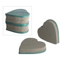 ZOŠÍVACIA PENA MOKRÉ SRDCE 2 KUSY ZELENÁ