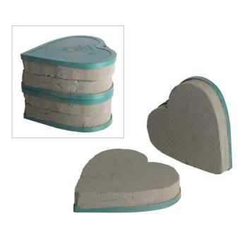 ZOŠÍVACIA PENA MOKRÉ SRDCE 2 KUSY ZELENÁ