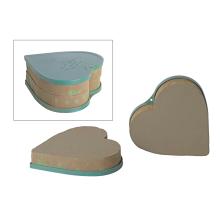 ZOŠÍVACIA PENA MOKRÉ SRDCE 2 KUSY ZELENÁ