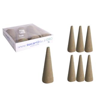 ZOŠÍVACÍ PENOVÝ MOKRÝ KUŽEĽ 6 KUSOV ZELENÝ