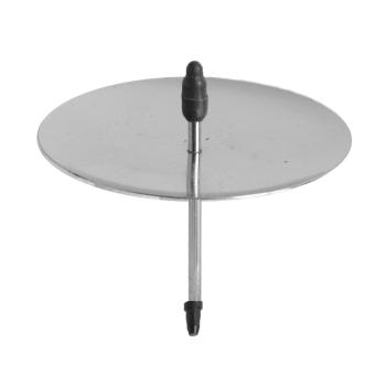 SVIEČKA V SÁČKU, LESKLÁ STRIEBORNÁ