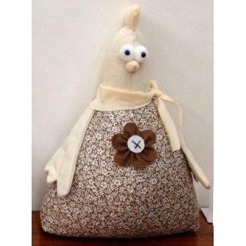 TEXTILNÉ ZARÁŽKY NA DVERE SLIEPKY HNEDÉ