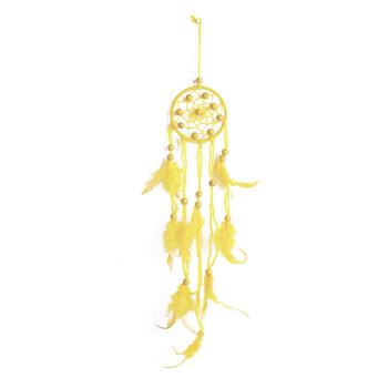 LAPAČ SNOV SO ŽLTÝMI PIERKAMI