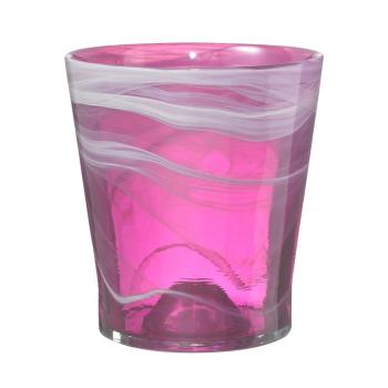 SKLENENÝ KVETINÁČ NA ORCHIDEU, "SALINAS MARBLE", ČUČORIEDKA