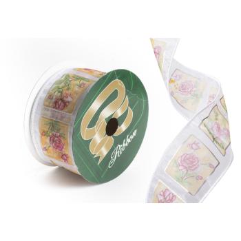 STUHA STRIEBORNÁ RUŽA VZOR