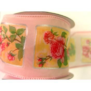 STUHA S RUŽOVÝM VZOROM RUŽOVÁ