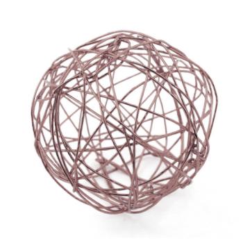 DRÔTENÁ GUĽA RUŽOVÉ ZLATO