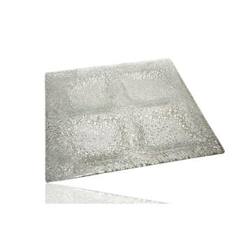 SKLENENÝ SVIETNIK OBDĹŽNIK S KOSOŠTVORCOM PRIEHĽADNÝ 20