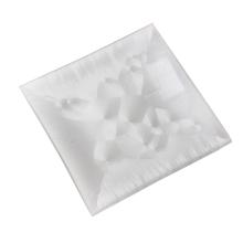 SKLENENÁ MISKA ŠTVORCOVÝ ĽADOVÝ KVET