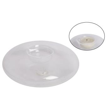 SKLENENÝ HOBBY SVIETNIK TRANSPARENTNÝ