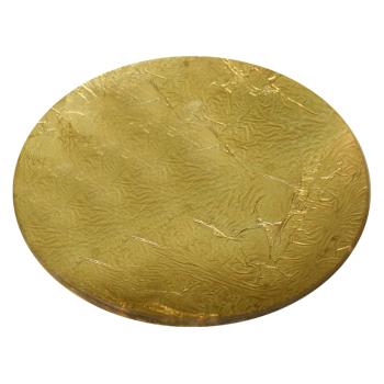 SKLENENÁ MISKA SO ZLATÝM KRUHOM 20CM