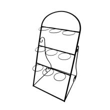 KOVOVÝ STOJAN NA KVETINÁČ ČIERNY